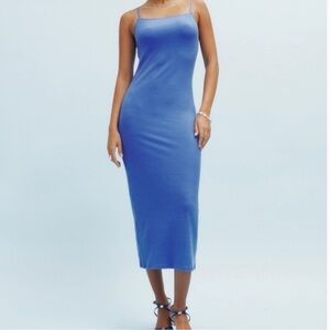 Reformation Laney Knit Dress Dusk
